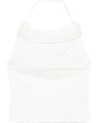 Paris Georgia Basics - Christophe Halterneck Draped Top - Lyst