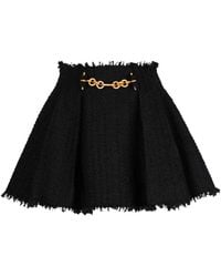 Balmain - Mini-Plooirok - Lyst