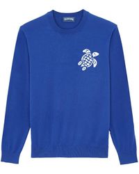 Vilebrequin - Logo-Jacquard Cotton Sweater - Lyst