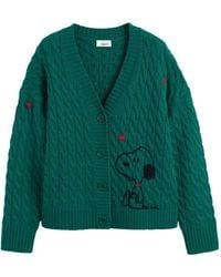Chinti & Parker - X Peanuts Cardigan Snoopy - Lyst