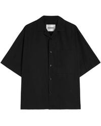 Jil Sander - Patch Pocket Cotton Poplin Shirt - Lyst