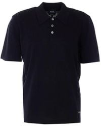 A.P.C. - Polo À Manches Courtes - Lyst