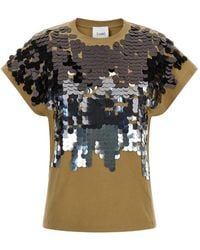 Nude - Embellishment Crew Neck T-Shirt - Lyst