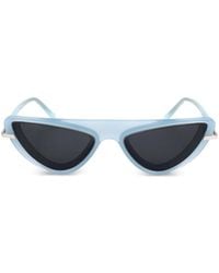Calvin Klein - Lunettes De Soleil À Monture Papillon - Lyst