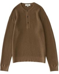 Studio Nicholson - Corine Pullover Mit Waffelstrick-Muster - Lyst
