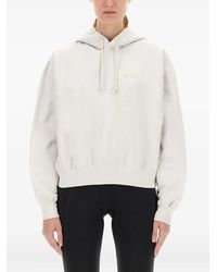 Y-3 - Relaxed Fit Hooded Sweatshirt With Subtle Logo Detail - Lyst