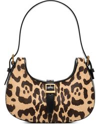 Saint Laurent - Le Fermoir Leopard-print Shoulder Bag - Lyst