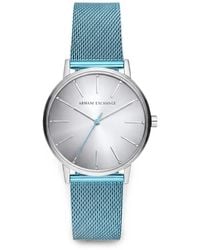 ARMANI EXCHANGE - Armbanduhr Mit Mesh-Armband 36Mm - Lyst