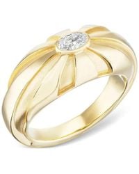 Sorellina - Anillo Electric Moonbeam en oro amarillo de 18 ct con diamantes - Lyst