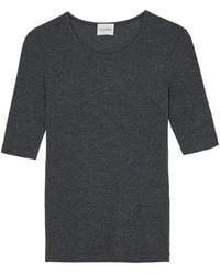 Closed - Ribbed-Knit Crew-Neck T-Shirt - Lyst