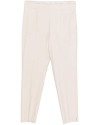 Peserico - Slit-Cuffs Tailored Trousers - Lyst