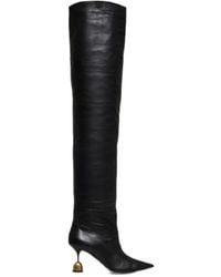 VANDA NOVAK - Nicole Leather Knee-High Boots - Lyst