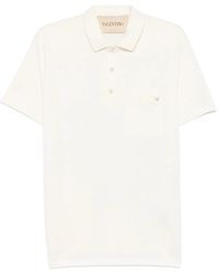 Valentino Garavani - Vlogo-Plaque Pocket Polo Shirt - Lyst