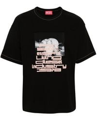 DIESEL - T-buxt-n4 Cotton T-shirt - Lyst