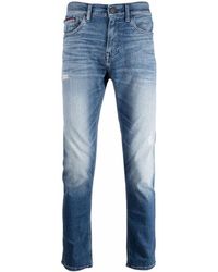Homme Vêtements Jeans Jeans fuselés Tapered Houston PSTR Dante Grey Jeans Jean Tommy Hilfiger pour homme en coloris Gris 