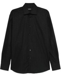 KARL LAGERFELD - Katoenen Overhemd Met Print - Lyst