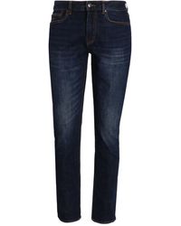 ARMANI EXCHANGE - Jeans Mit Logo-Patch - Lyst