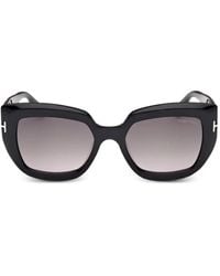 Tom Ford - Round-Frame Gradient Sunglasses - Lyst