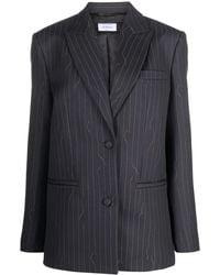 Off-White c/o Virgil Abloh - Pinstripe-Pattern Blazer - Lyst