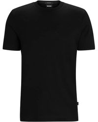 BOSS - Monogram-Jacquard Cotton T-Shirt - Lyst