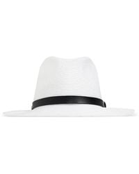 Emporio Armani - Brim Band Fedora Hat - Lyst