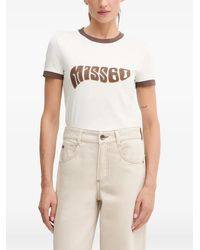 Miss Sixty - Appliquéd Ringer T-Shirt - Lyst