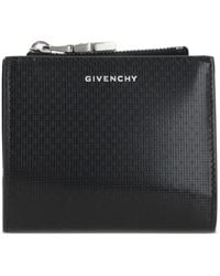 Givenchy - Monogram Leather Zip-Around Wallet - Lyst