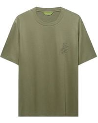 Shanghai Tang - Dragon Embroidered T-Shirt - Lyst