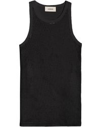 A PAPER KID - Rhinestone-Embellished Tank Top - Lyst