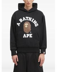 A Bathing Ape - Sudadera con capucha y logo - Lyst