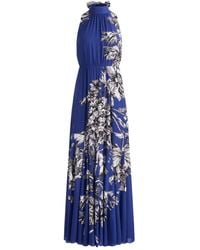 Alice + Olivia - Abito Lungo A Fiori - Lyst