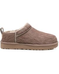 UGG - Calf-Hair Logo-Patch Ankle Boots - Lyst