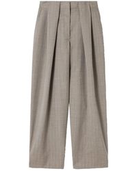Stella McCartney - Pinstripe Pleated Trousers - Lyst