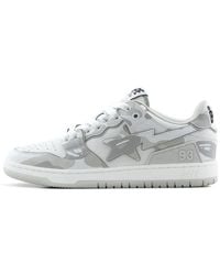 A Bathing Ape - Star Camouflage Sneakers - Lyst