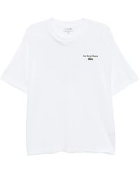 Lacoste - Printed Jersey T-Shirt - Lyst