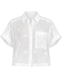 Pharaoh - Zoey Embroidered Shirt - Lyst