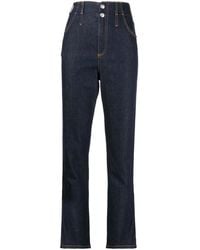 Philosophy Di Lorenzo Serafini - Denim Straight-Leg Trousers - Lyst