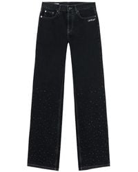Off-White c/o Virgil Abloh - X Swarovski Crystal-Embellished Jeans - Lyst