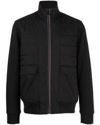 PS by Paul Smith - Mixed Media Wadded Jacket - Lyst