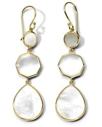 Ippolita - 18kt Yellow Gold Rock Candy Small Mother Of Pearl Drop Earrings - Lyst