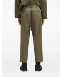 Wacko Maria Dormeuil Double Pleated Trousers in Black for Men | Lyst