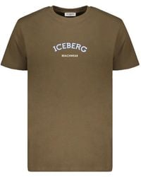 Iceberg - Logo-Print Short-Sleeve T-Shirt - Lyst