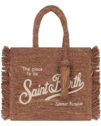 MC2 Saint Barth - Colette Fringed Tassel Tote Bag - Lyst