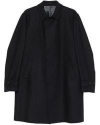 Lardini - Herringbone Single-Breasted Coat - Lyst