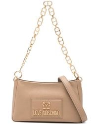 Love Moschino - Logo Chain-Strap Shoulder Bag - Lyst