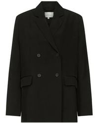 Loulou de Saison - Regan Double-Breasted Notch-Lapels Jacket - Lyst