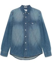 GANT - Denim Overhemd - Lyst