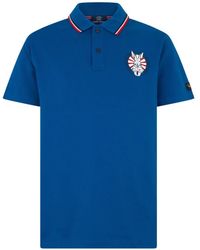 Paul & Shark - Logo-Print Short-Sleeve Polo Shirt - Lyst