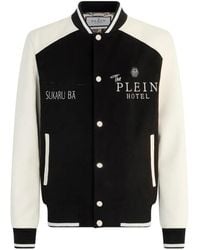 Philipp Plein - Rear-Dragon-Detail Bomber Jacket - Lyst