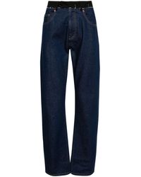 MM6 by Maison Martin Margiela - Mid-rise Straight-leg Jeans - Men's - Wool/cotton/polyester - Lyst